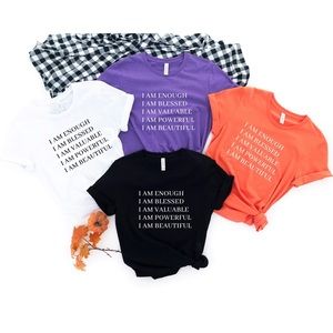 Daily affirmations shirt tee